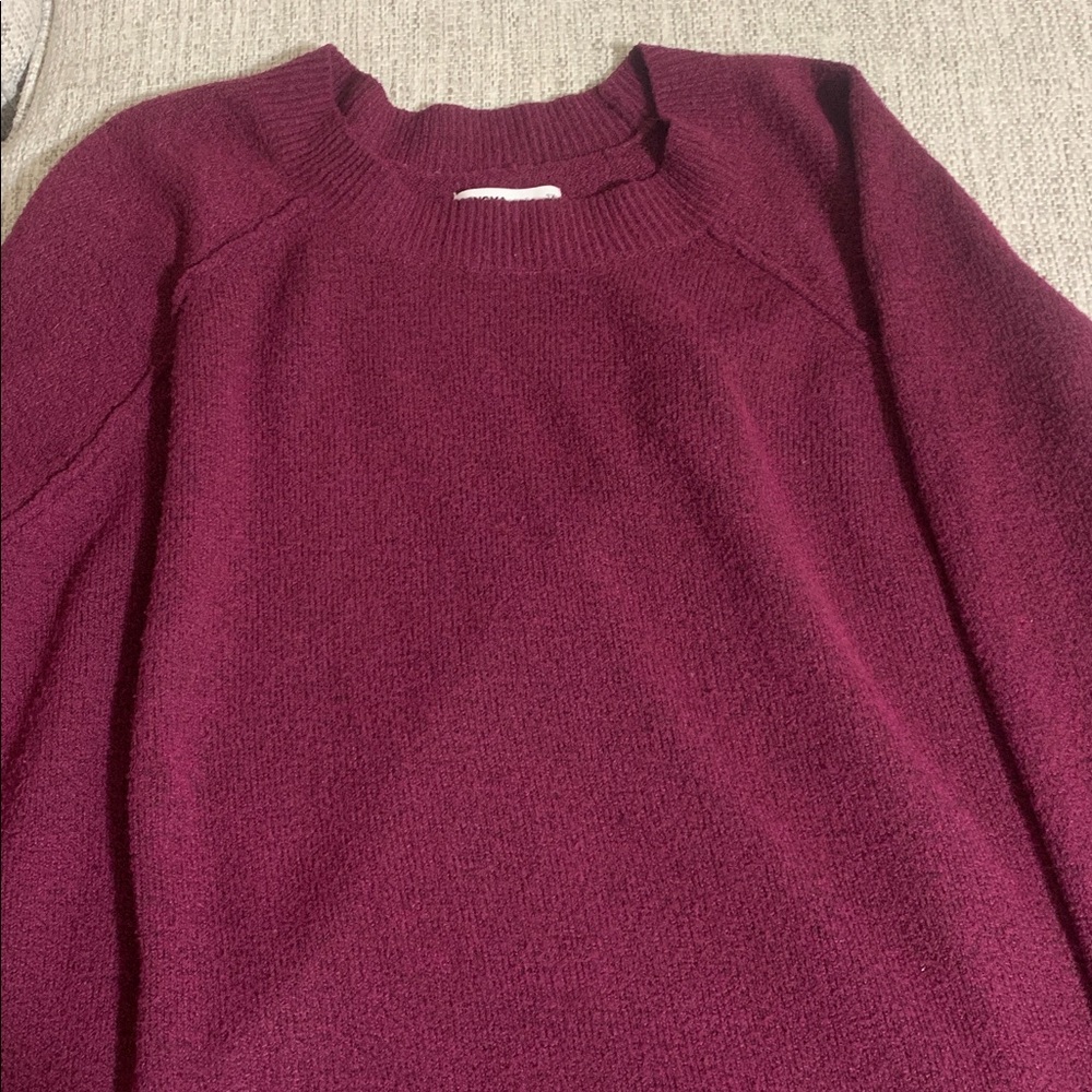 Sonoma Goods For Life Berry Purple Sweater 3X Plus Size Cozy Knit - Picture 6 of 15